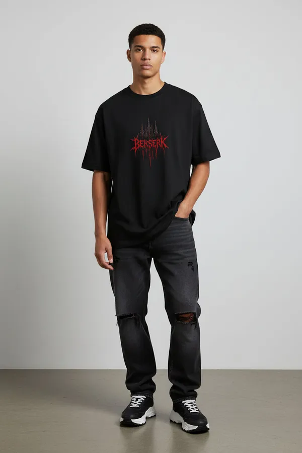 Black_Cotton_T-Shirt_For_Unisex