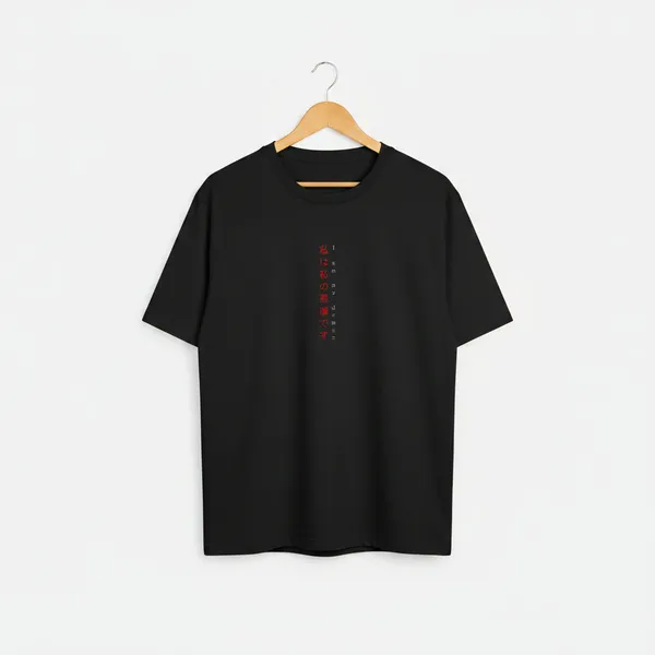 Black_Cotton_T-Shirt_For_Unisex