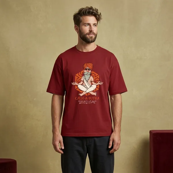 Red_Cotton_T-Shirt_For_Unisex