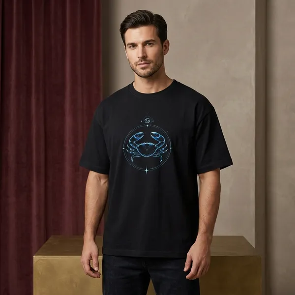 Navy_Blue_Cotton_T-Shirt_For_Unisex