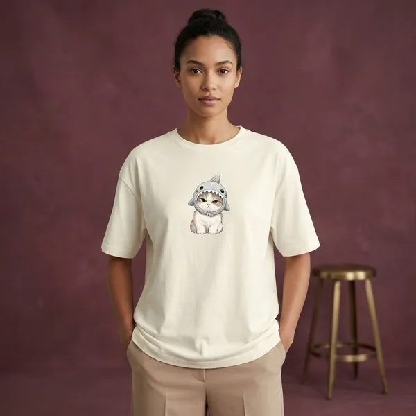 Off_White_Cotton_T-Shirt_For_Unisex