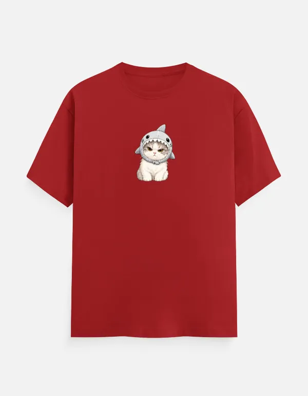 Red_Cotton_T-Shirt_For_Unisex