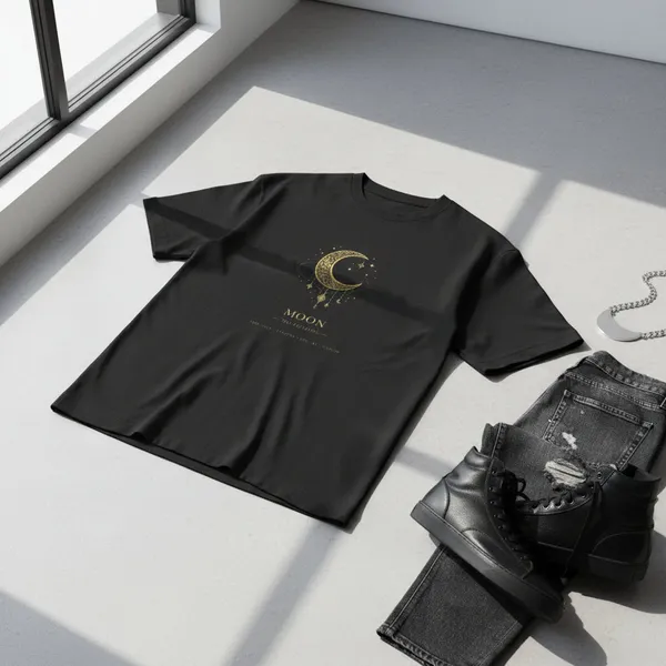 Black_Cotton_T-Shirt_For_Unisex