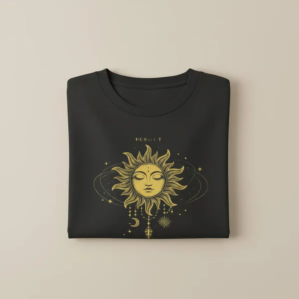 Black_Cotton_T-Shirt_For_Unisex