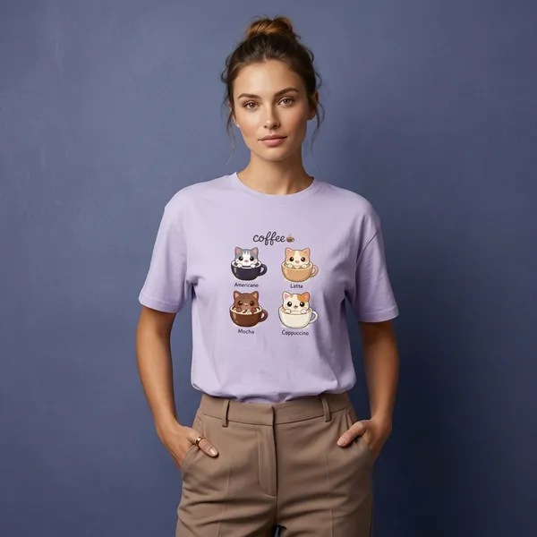 Lavender_Cotton_T-Shirt_For_Unisex