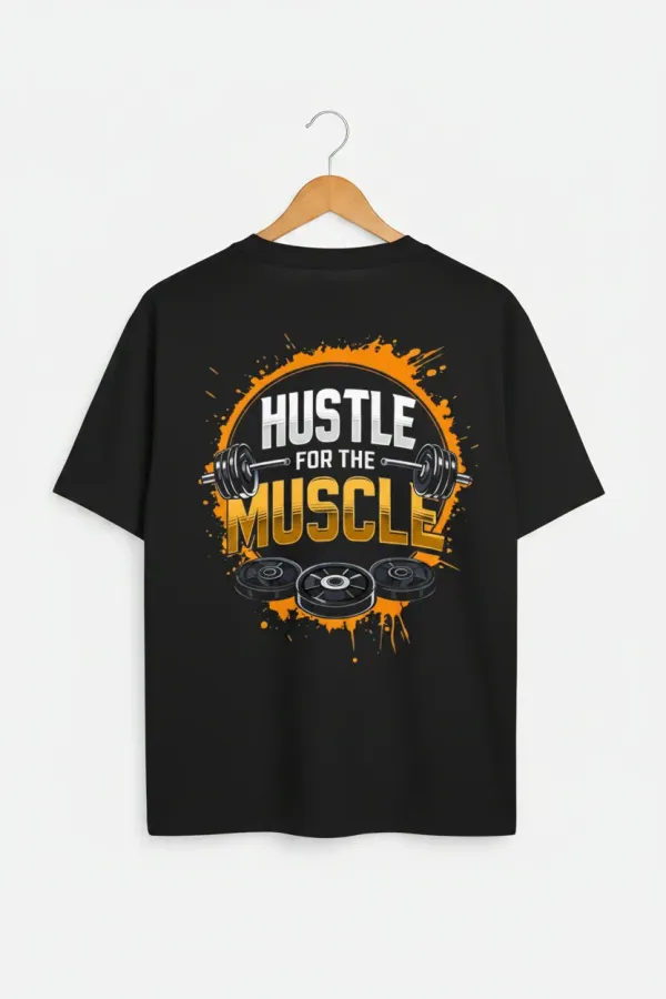 Hustle_For_The_Muscle_Unisex_T_Shirt_Black