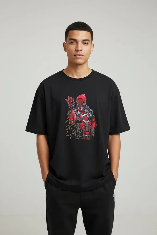 Black_Cotton_T-Shirt_For_Unisex