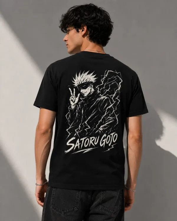Satoru_Gojo_Unisex_Classic_Crew_T_Shirt_Black