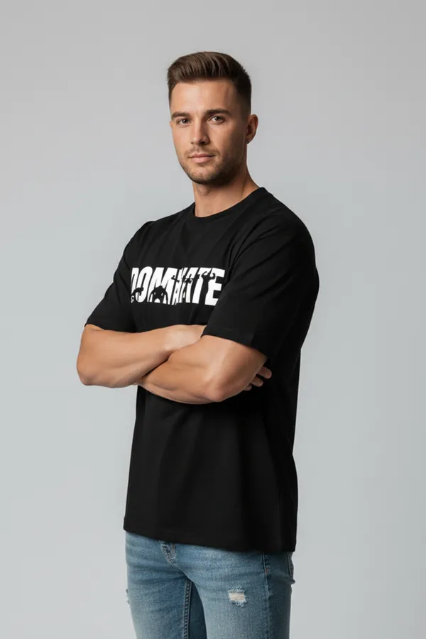 Black_Cotton_T-Shirt_For_Unisex