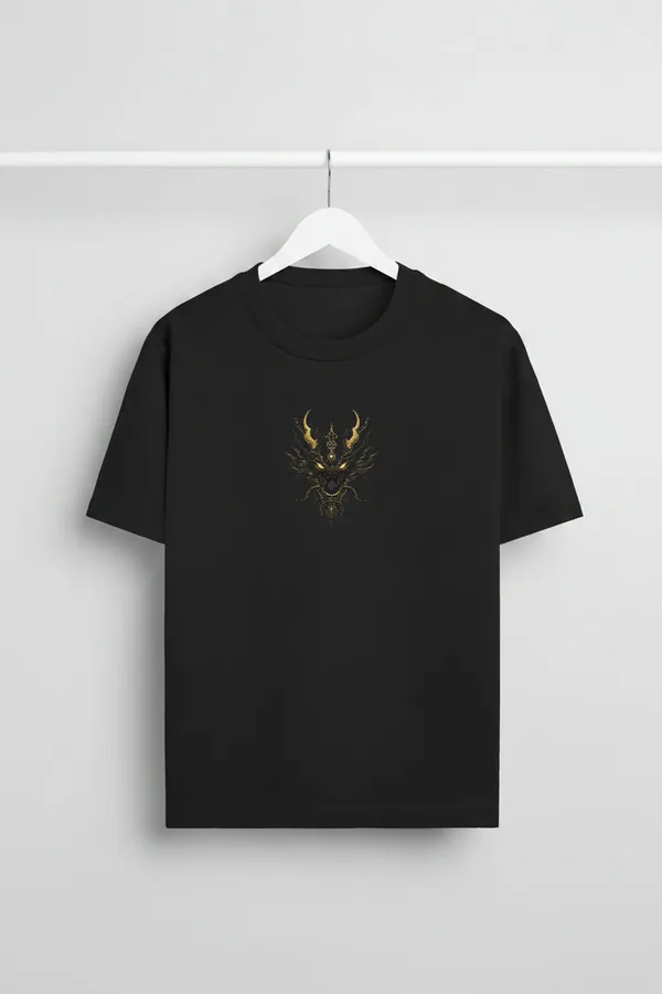 Black_Cotton_T-Shirt_For_Unisex