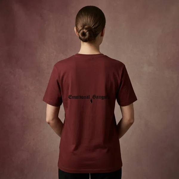 Brick_Red_Cotton_T-Shirt_For_Unisex