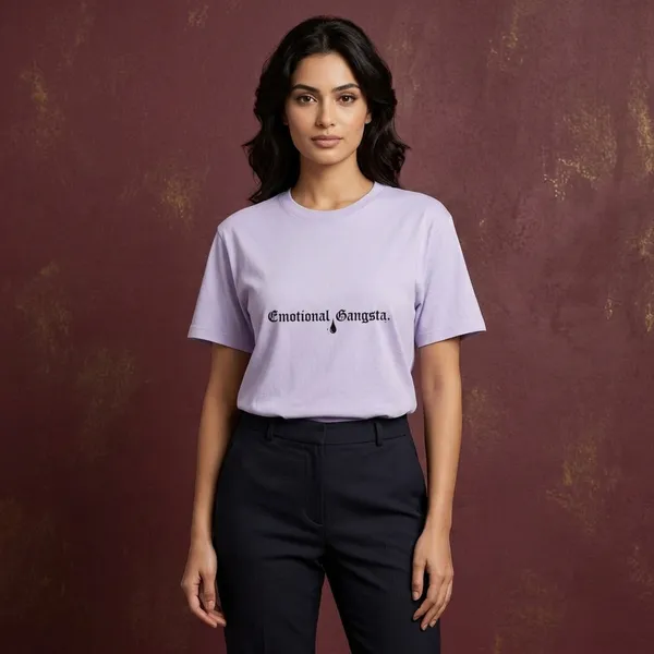 Lavender_Cotton_T-Shirt_For_Unisex
