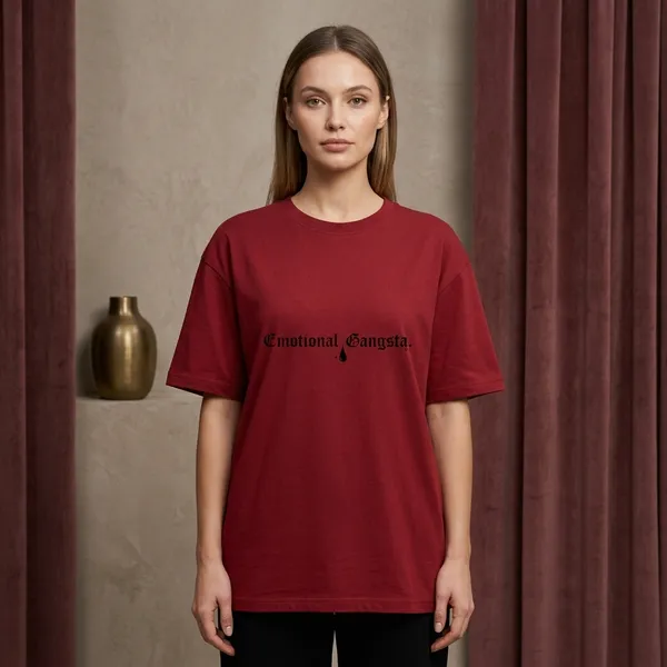Red_Cotton_T-Shirt_For_Unisex