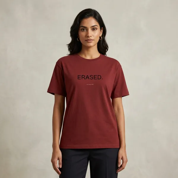 Brick_Red_Cotton_T-Shirt_For_Unisex