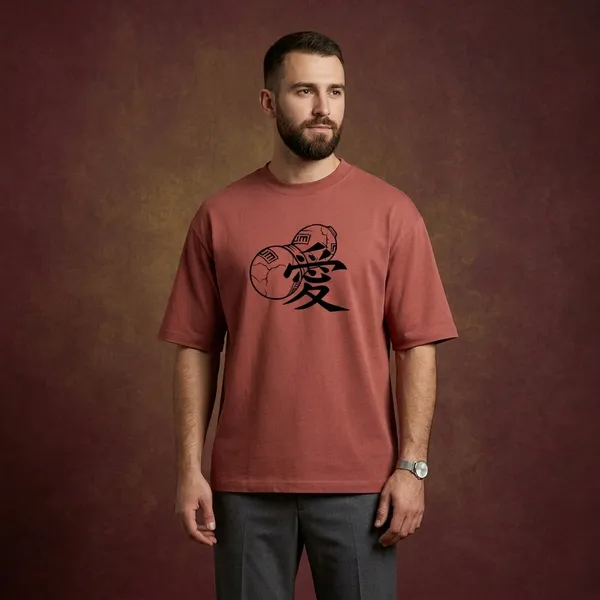 Coral_Cotton_T-Shirt_For_Unisex