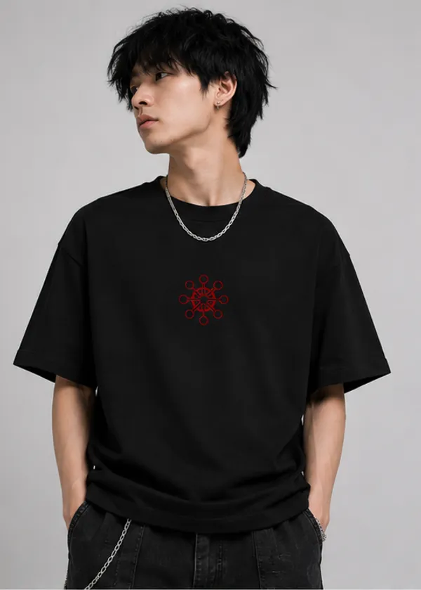 Black_Cotton_T-Shirt_For_Unisex