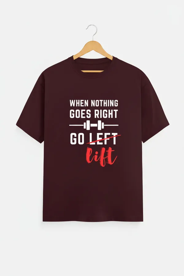 Maroon_Cotton_T-Shirt_For_Unisex