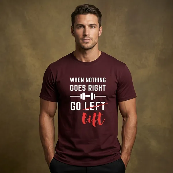 Maroon_Cotton_T-Shirt_For_Unisex
