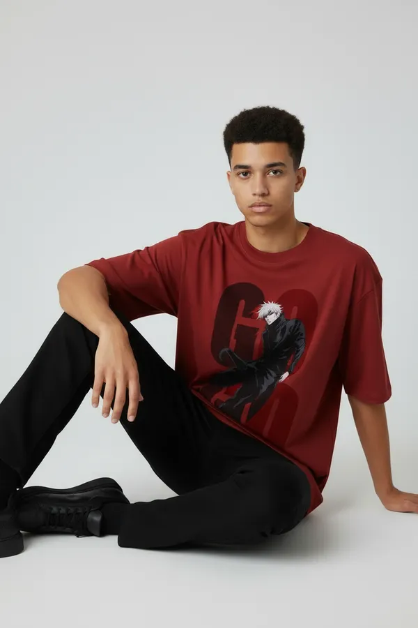 Red_Cotton_T-Shirt_For_Unisex