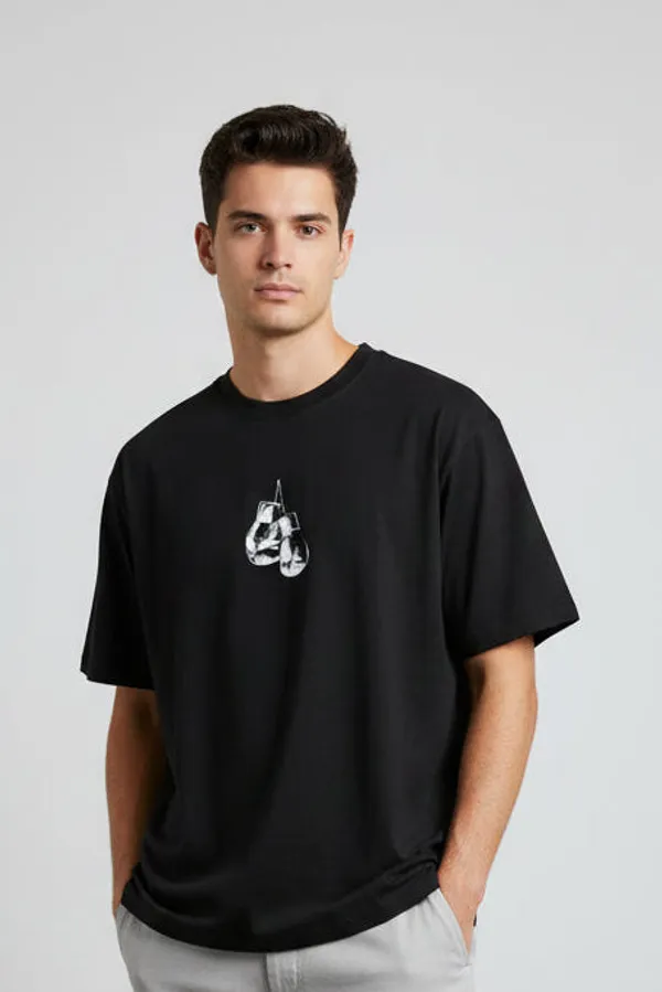 Black_Cotton_T-Shirt_For_Unisex