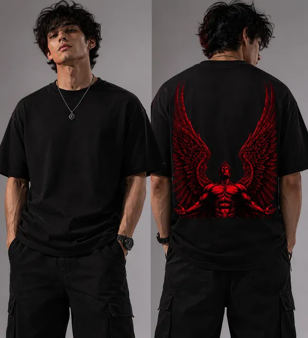 Black_Cotton_T-Shirt_For_Unisex