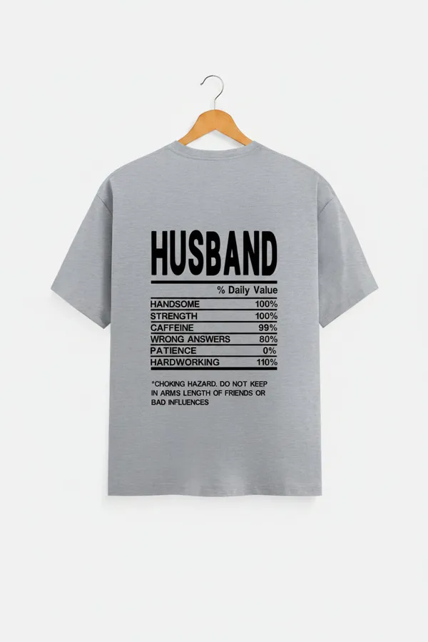 Grey_Melange_Cotton_T-Shirt_For_Unisex