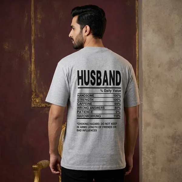 Grey_Melange_Cotton_T-Shirt_For_Unisex