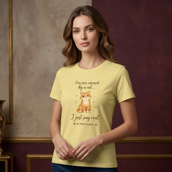 Yellow_Cotton_T-Shirt_For_Unisex