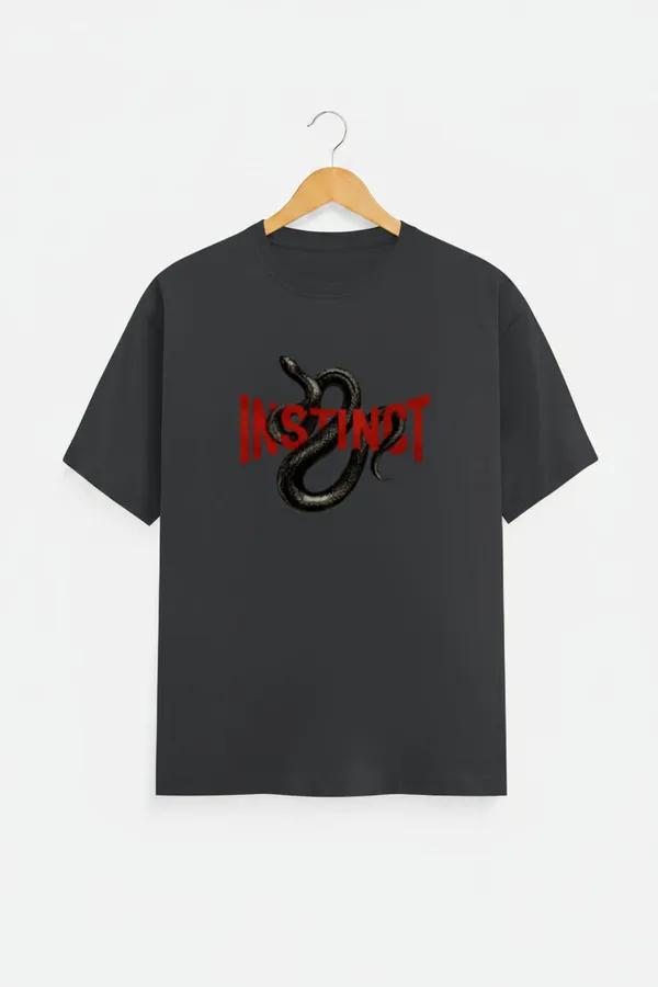 Steel_Grey_Cotton_T-Shirt_For_Unisex