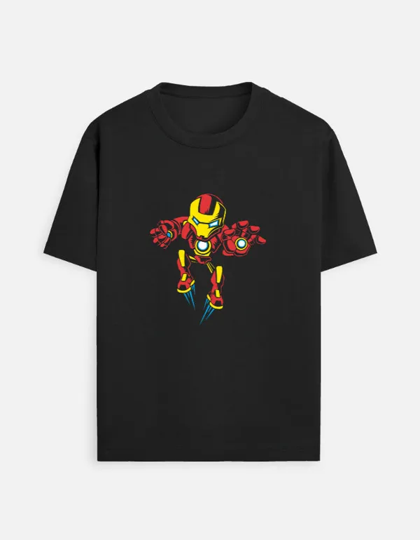 Black_Cotton_T-Shirt_For_Unisex