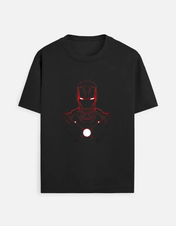 Black_Cotton_T-Shirt_For_Unisex