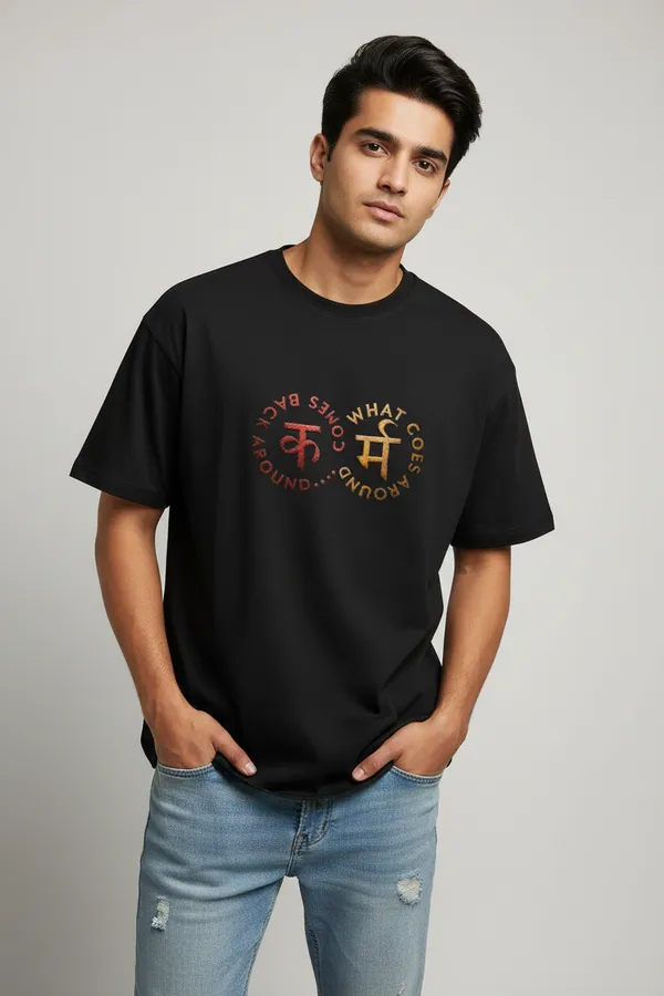 Black_Cotton_T-Shirt_For_Unisex