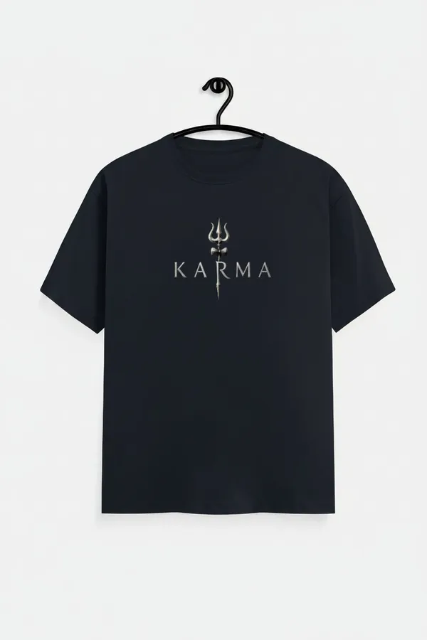 Navy_Blue_Cotton_T-Shirt_For_Unisex