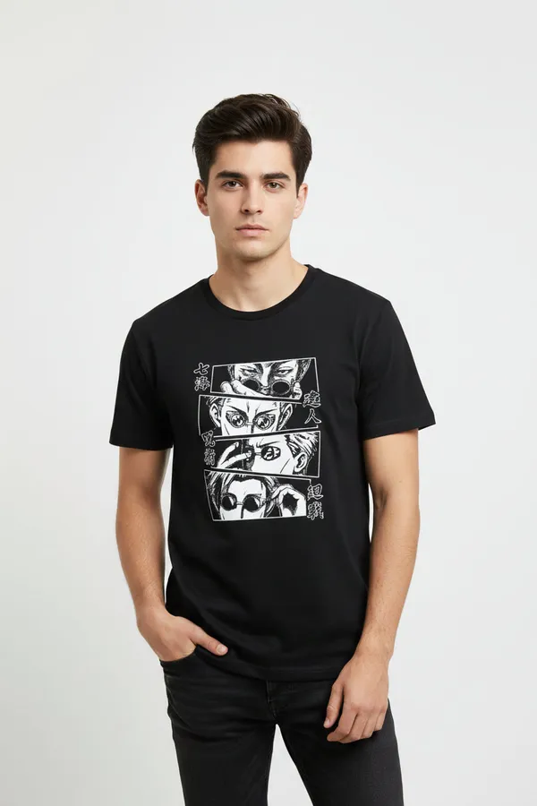 Black_Cotton_T-Shirt_For_Unisex