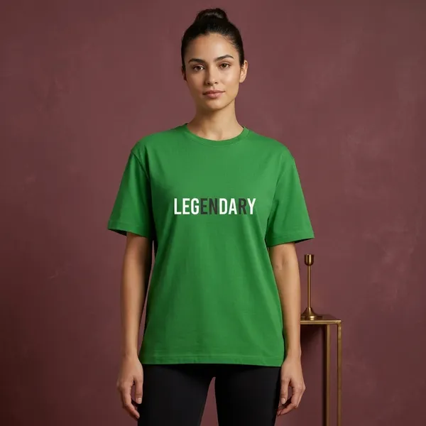 Flag_Green_Cotton_T-Shirt_For_Unisex