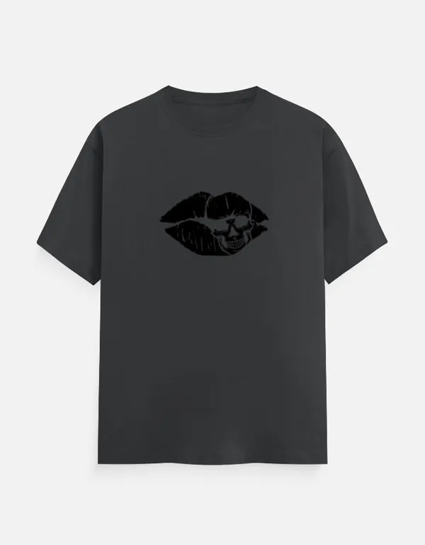 Steel_Grey_Cotton_T-Shirt_For_Unisex