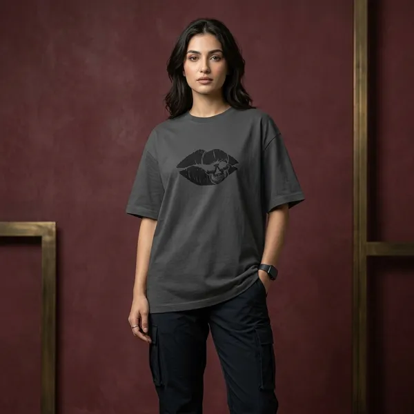 Steel_Grey_Cotton_T-Shirt_For_Unisex
