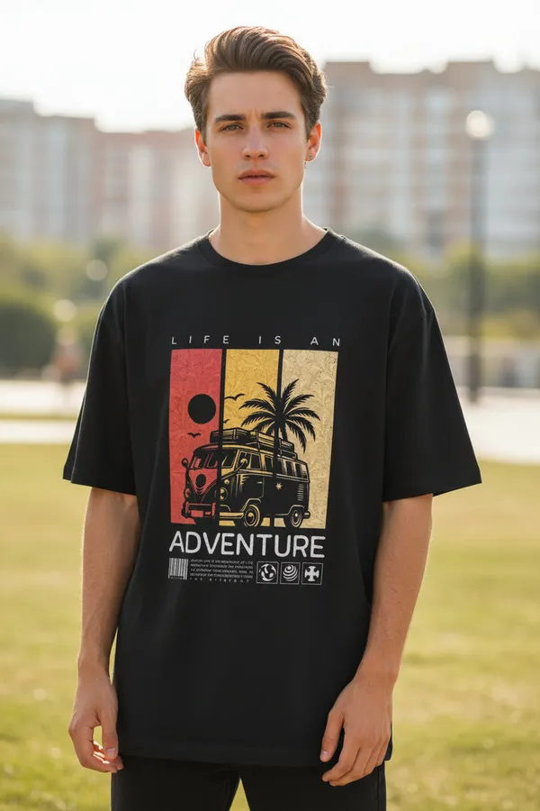 Black_Cotton_T-Shirt_For_Unisex