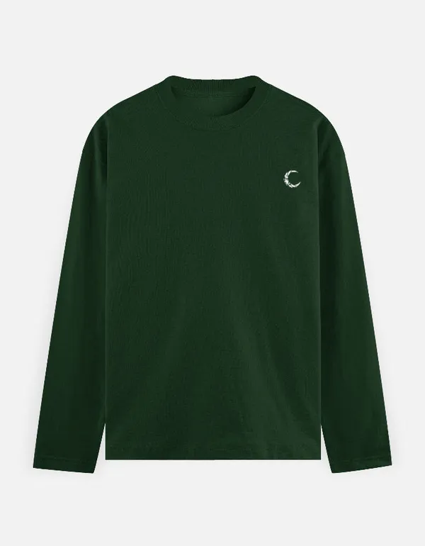 Bottle_Green_Cotton_T-Shirt_For_Unisex