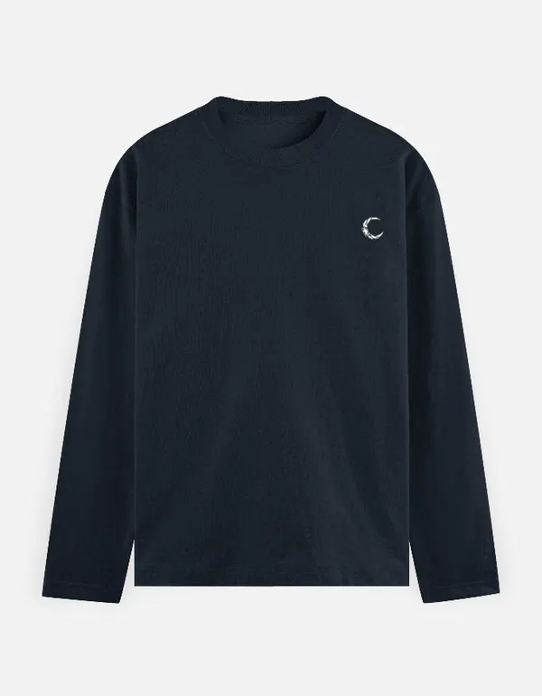 Navy_Blue_Cotton_T-Shirt_For_Unisex