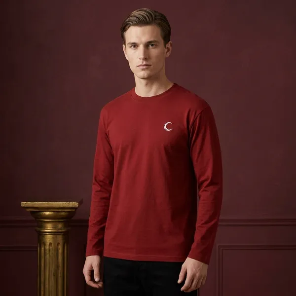 Red_Cotton_T-Shirt_For_Unisex