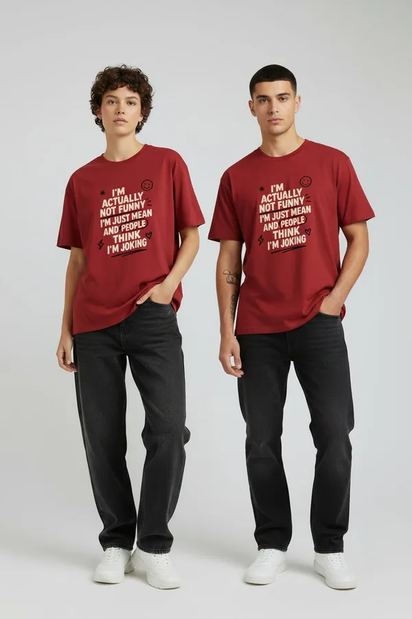 Red_Cotton_T-Shirt_For_Unisex