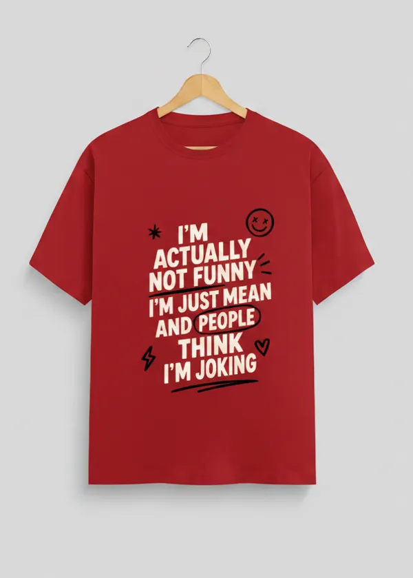 Red_Cotton_T-Shirt_For_Unisex