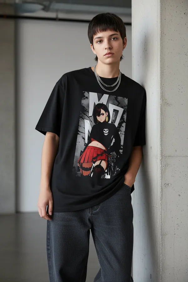 Black_Cotton_T-Shirt_For_Unisex