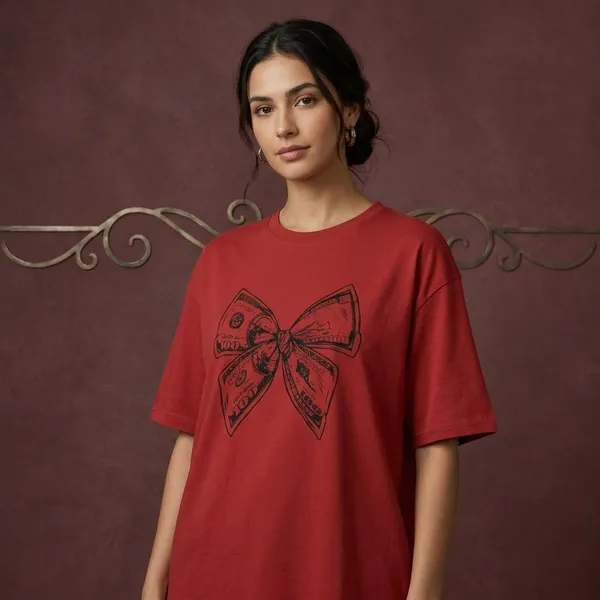 Red_Cotton_T-Shirt_For_Unisex