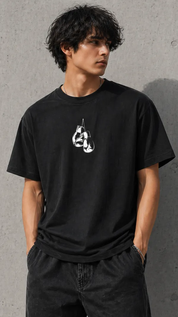 Black_Cotton_T-Shirt_For_Unisex