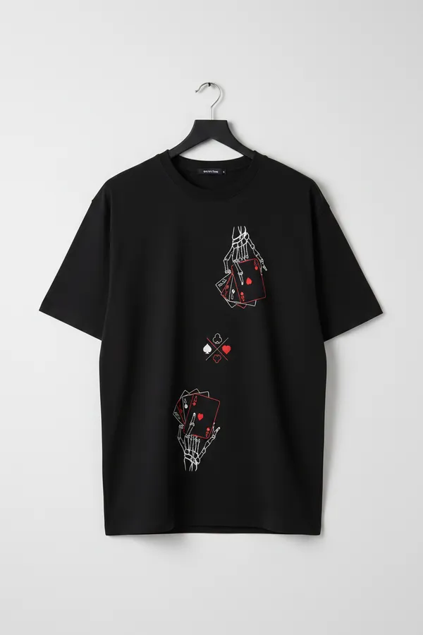 Black_Cotton_T-Shirt_For_Unisex