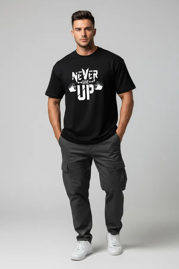 Black_Cotton_T-Shirt_For_Unisex
