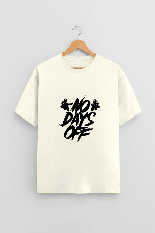 Off_White_Cotton_T-Shirt_For_Unisex