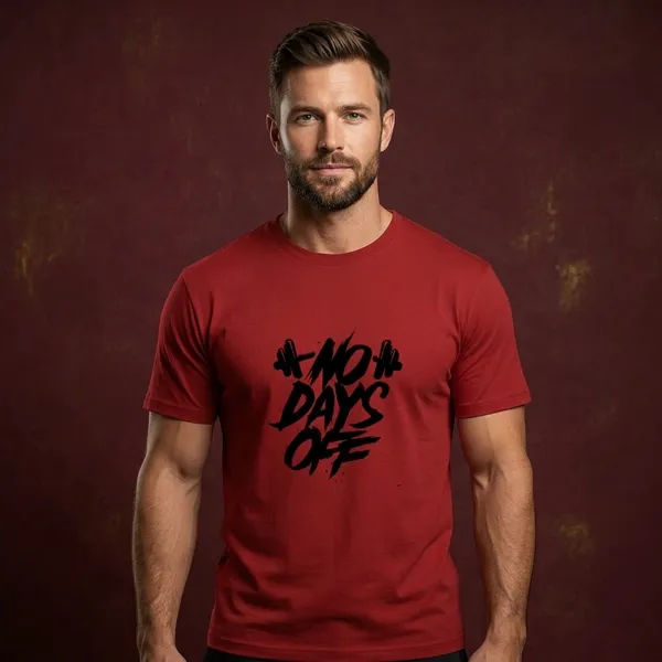 Red_Cotton_T-Shirt_For_Unisex